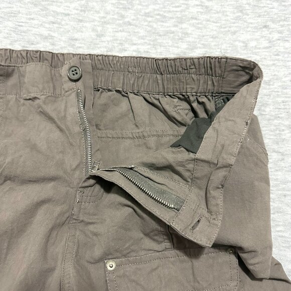 Harper and Ivy Cargo Pants Womens Large Gray Wide Leg Modern Chic Utility - Picture 8 of 14